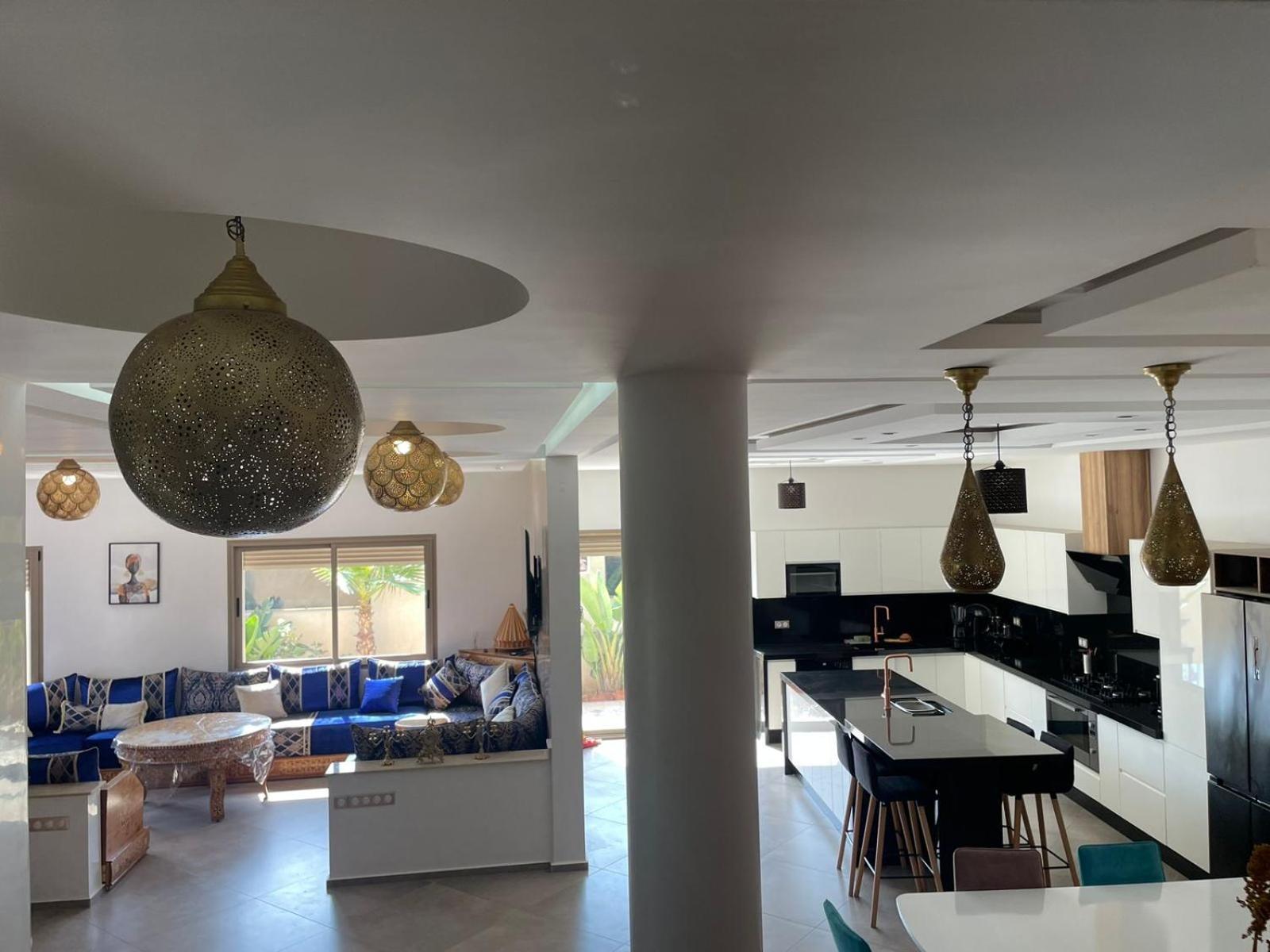 Villa Moderne A 5 Min De La Plage Avec Jardin Et 3 Salons Эс-Сувейра Экстерьер фото